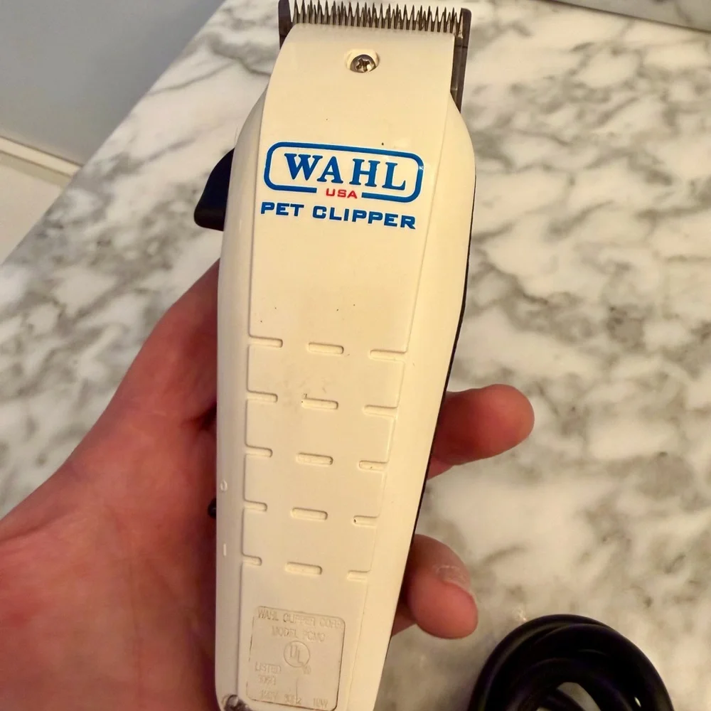 Wahl Precision Pet Clipper USA Model PCMC 120V 12W White Tested Working professi